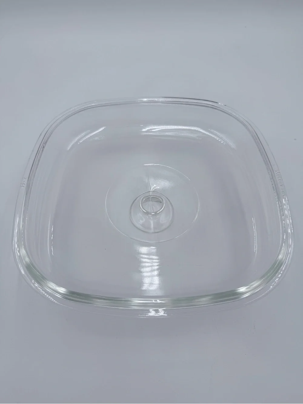Pyrex A 12 C Clear Glass Square Replacement LID ONLY For Corning Ware 10